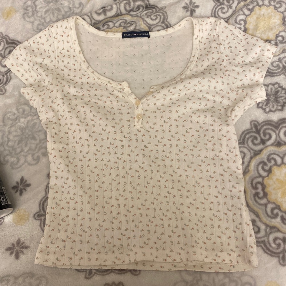 Brandy Melville Floral Shirt